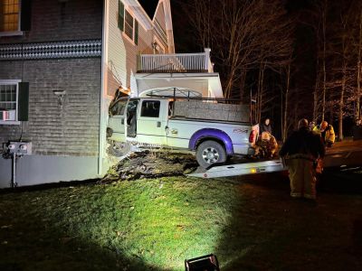 One injured after truck crashes into house in Dryden